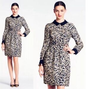 Kate Spade Black and White Sheath Dress with Peter Pan Collar ♠️